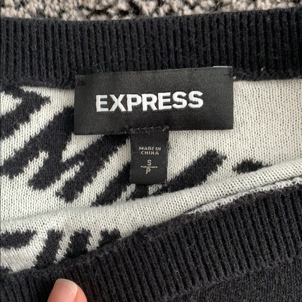 Express Printed Sweater - Picture 3 of 3